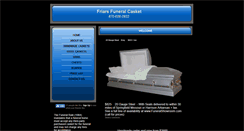 Desktop Screenshot of friarsfuneralcasket.com