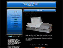 Tablet Screenshot of friarsfuneralcasket.com
